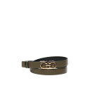 フェラガモ FERRAGAMO Gancini Reversible And Adjustable Belt ウィメンズ アクセサリー ベルト・サスペンダー B...