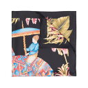 フェラガモ FERRAGAMO INDIA PRINT SILK SCARF 3101180756257NEROBLUETTE Women スカーフ・マフラー ...