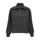 ヘルノ Herno Sequin half-zip sweatshirt GI000264D334199480 Women スウェット・フーディー Gray I...