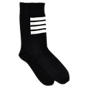 トム・ブラウン Thom Browne '4 Bar' socks MAS023B01690001 Men アンダーウェア White/Black onesize 【送料無料・関税込】