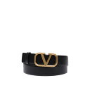 ヴァレンティノ Valentino Garavani Signature Vlog Belt メンズ アクセサリー ベルト・サスペンダー Black 95 11...