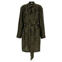 サンローラン Saint Laurent PAISLEY PRINT DRESS ウィメンズ ウェア トップス ワンピース・ドレス・オールインワン Multic...