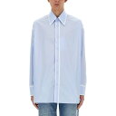 エムエムシックス MM6 Maison Margiela OVERSIZE FIT SHIRT SH0DT0008S47294479 Men シャツ・ブラウス AZURE 50 48 46 【送料無料・関税込】(4)