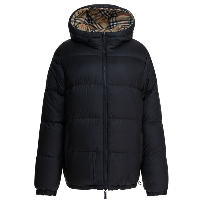 【楽天ブラックフライデー最大80%OFF+P2倍~】Burberry バーバリー メンズ ダウンジャケット・コート 8110215 "Check" Reversible down jacket Beige L M S XL 【送料無料・関税込】