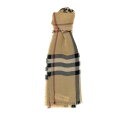 バーバリー Burberry Check Reversible Scarf 8097026 Men スカーフ・マフラー Beige onesize 【送料無料・...
