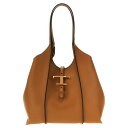 トッズ Tod's 'T Timeless' mini shopping bag XBWTSBA0200Q8ES410 Women トートバッグ Brown onesize IT0 【送料無料・関税込】