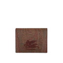エトロ ETRO Paisley-print bi-fold cardholder ウィメンズ アクセサリー 財布・カードケース Red ONESIZE 女性 ...