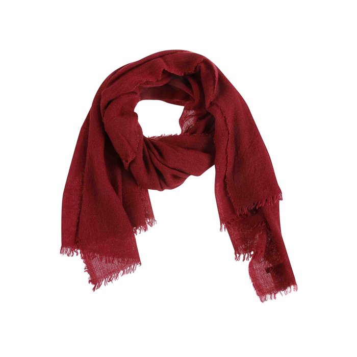 【楽天ブラックフライデー最大80%OFF+P2倍~】Faliero Sarti ファリエロ サルティ レディース スカーフ・マフラー I24222785313 Wool scarf and fringes Dark Red onesize 【送料無料・関税込】