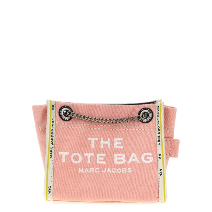 MARC JACOBS - Marc Jacobs マーク ジェイコブス レディース トートバッグ 2F4HCR016H05669 'The Denim Chain Crossbody Tote' crossbody bag Pink onesize 【送料無料・関税込】