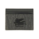 エトロ ETRO CARD HOLDER "ARNICA" WITH PEGASUS MP2E0001AA012N0000 Men 財布・カードケース BLACK onesize 【送料無料・関税込】
