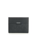 フェラガモ FERRAGAMO MD EMBOSSED CARD CASE 661649783385001 Men 財布・カードケース Blue IT0 【送料無料・関税込】