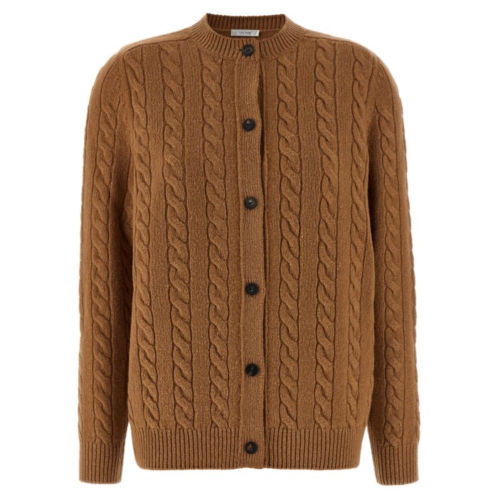 The Row �������� ��ǥ����� �˥åȡ����������������ǥ����� 10092Y961FWN 'Loneke' cardigan Brown 3XL 4XL ...