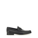 フェラガモ FERRAGAMO MOCCASIN ORNAMENT GANCINI 642848029392002 Men ローファー BLACK 91/2 101/2 71/2 81/2 6 7 8 9 【送料無料・関税込】