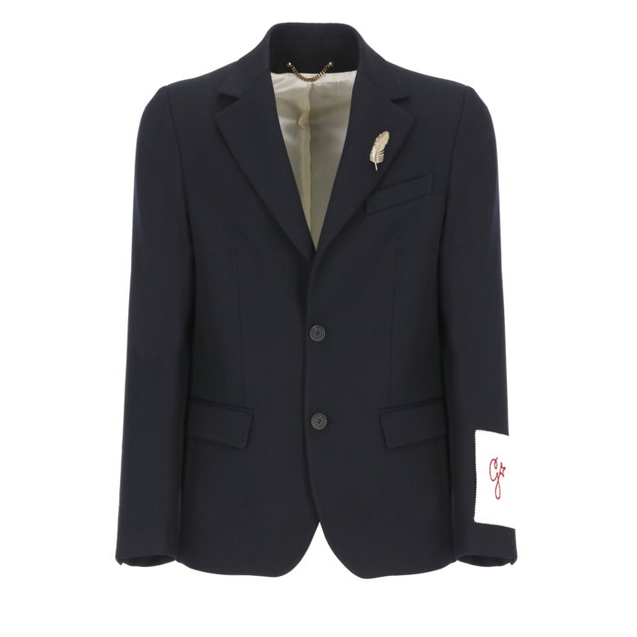 ゴールデングース Golden Goose Golden Goose Jackets Blue GMP00855P00061950486GOLDENMSSINGLE Men スーツ・ジャケット Blue and green 46 48 50 【送料無料・関税込】