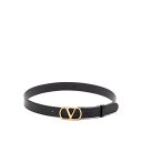 Valentino Garavani ヴァレンティノ メンズ ベルト・サスペンダー 6Y0T0SE1HCG0NO Vlogo SignatureBelt Bla...
