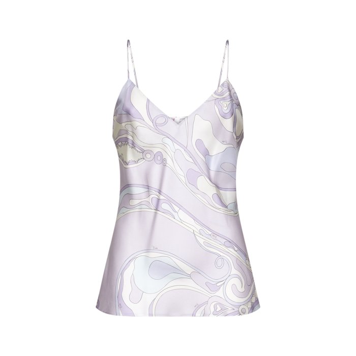 【楽天ブラックフライデー最大80%OFF+P2倍~】Emilio Pucci エミリオプッチ レディース タンクトップ・キャミソール 5URM055U731015 Pucci Top 40 42 44 46 【送料無料・関税込】