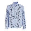 ケンゾー KENZO Overprinted Casual shirt in light blue FB55CH4019LT65 Men シャツ・ブラウス Light Blue 41 【送料無料・関税込】