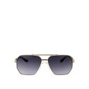 【楽天スーパーセール 最大75%OFF+P2倍】Marc Jacobs マーク ジェイコブス メンズ サングラス・アイウェア MARC748SRHL9O Marc 748/S Sunglasses Gold 60 【送料無料・関税込】