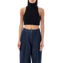 アライア ALAIA Alaia Top Black AA9H11106M885995 Women タンクトップ・キャミソール Blacks and greys...