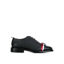 トム・ブラウン Thom Browne Wholecut tricolour bow shoes ウィメンズ シューズ レースアップ Black 39 37 3...