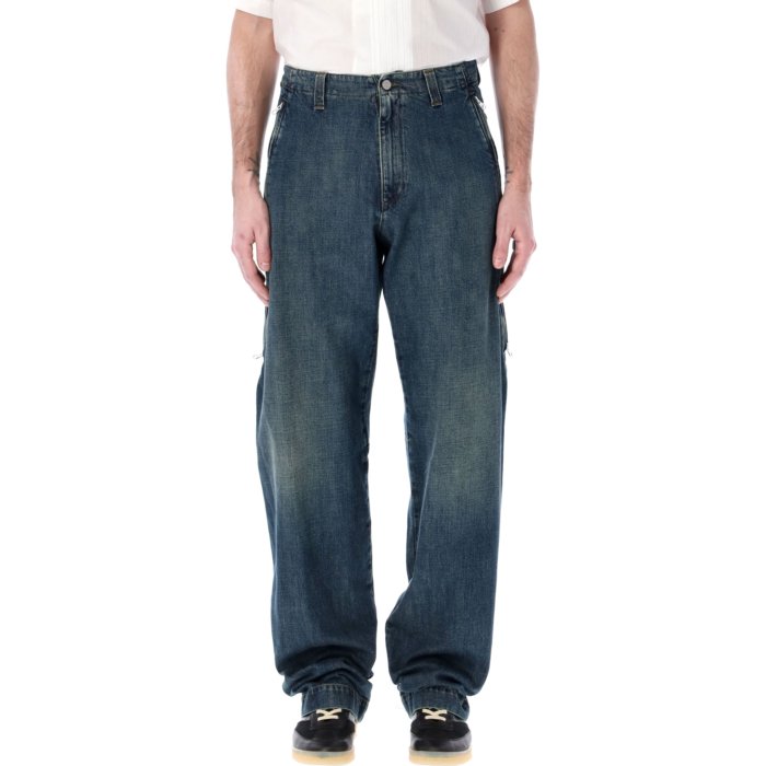 MM6 Maison Margiela エムエムシックス メンズ ジーンズ SH0KA0011S30888961 MM6 Maison Margiela Jeans Blue and green 48 50 46 【送料無料・関税込】