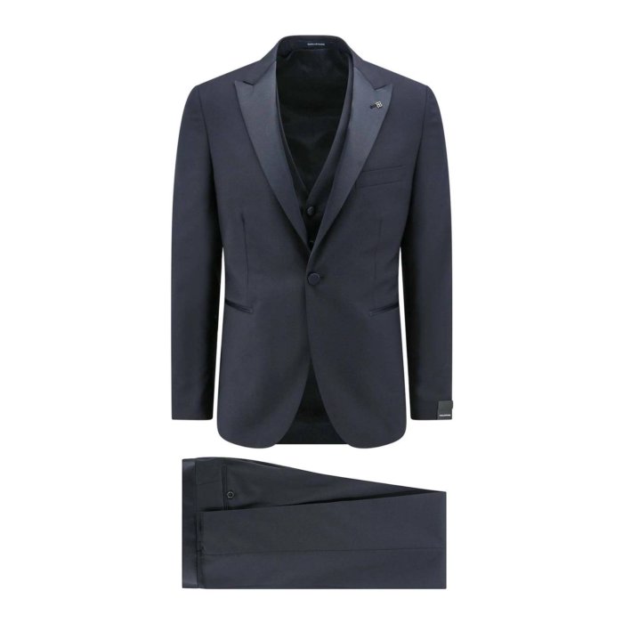 【送料無料・関税込】 タリアトーレ TAGLIATORE Vest メンズ ウェア ジャケット & コート スーツ・ジャケット Blue 46 48 50 52 44 54 56 男性 EFBR15A01060004B5083