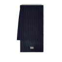 【楽天スーパーセール 最大75%OFF+P2倍】Dolce & Gabbana ドルチェガッバーナ メンズ スカーフ・マフラー GXK64TJEMQ5B1622 Ribbed Wool And Cashmere Blend Scarf Blue onesize 【送料無料・関税込】