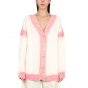 パームエンジェルス Palm Angels PATENT LEATHER EFFECT PALM CARDIGAN ウィメンズ ウェア トップス ニット・セータ...