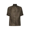 FENDI フェンディ メンズ シャツ・ブラウス FS0795AKEEF1440 Fendi Shirts Marrone 39 40 41 37 38 42 ...