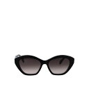 アレキサンダー・マックイーン Alexander McQUEEN Sunglasses AM0355S001 Women サングラス・アイウェア Black 54 【送料無料・関税込】