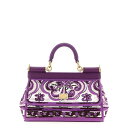 【楽天スーパーセール 最大75%OFF+P2倍】Dolce & Gabbana ドルチェガッバーナ レディース ハンドバッグ・ショルダーバッグ BB7116BW050I03TN 'Sicily' small handbag Purple onesize 【送料無料・関税込】