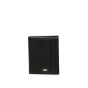 フェラガモ FERRAGAMO Gancini Card Holder 661687784786001 Men 財布・カードケース Black onesize 【送料無料・関税込】