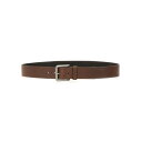 ヒューゴボス HUGO BOSS CINTURA CON FIBBIA 5049188910249599203 Men ベルト・サスペンダー BROWN 90 ...
