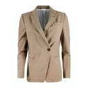 ブルネロ・クチネリ Brunello Cucinelli Wool blend blazer MA1248759C7554 Women スーツ・ジャケット Be...