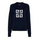ジバンシィ GIVENCHY Maglione 4G ウィメンズ ウェア トップス ニット・セーター・カーディガン Blue S 女性 BW90QY4ZEQ41...