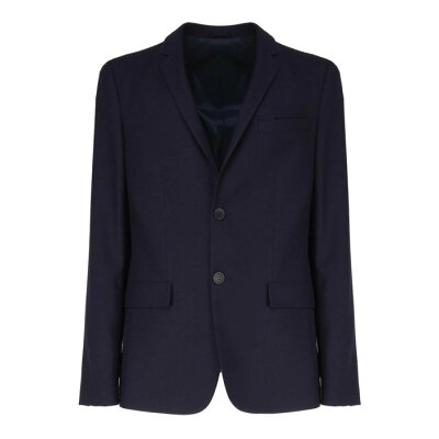 カルバン・クライン Calvin Klein Virgin Wool Blazer K10K109955DW4 Men スーツ・ジャケット Blue 46 【送料無料・関税込】