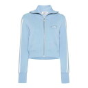 オートリー AUTRY Cardigan with logo JAPW532Z Women スウェット・フーディー Light Blue S 【送料無料・関税込...