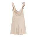 セルフ・ポートレイト self-portrait Beige dresses SS25254SCH Women ワンピース・ドレス・オールインワン Beige ...