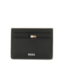 ヒューゴボス HUGO BOSS LEATHER WALLET 505367511026989001 Men 財布・カードケース BLACK onesize 【送料無料・関税込】