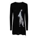 ヨウジヤマモト Yohji Yamamoto Midi Dress FTT730211 Women ワンピース・ドレス・オールインワン Black 2 【送料無...