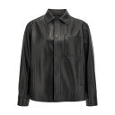 ロエベ LOEWE Nappa leather overshirt H526Y31L471100 Men カジュアルジャケット・ベスト Black IT46 I...