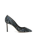 ジミー チュウ JIMMY CHOO Jimmy Choo With Heel Black ROMY85MTDBLACKMIX Women パンプス・ハイヒール Blacks and greys 371/2 381/2 36 37 38 39 40 【送料無料・関税込】
