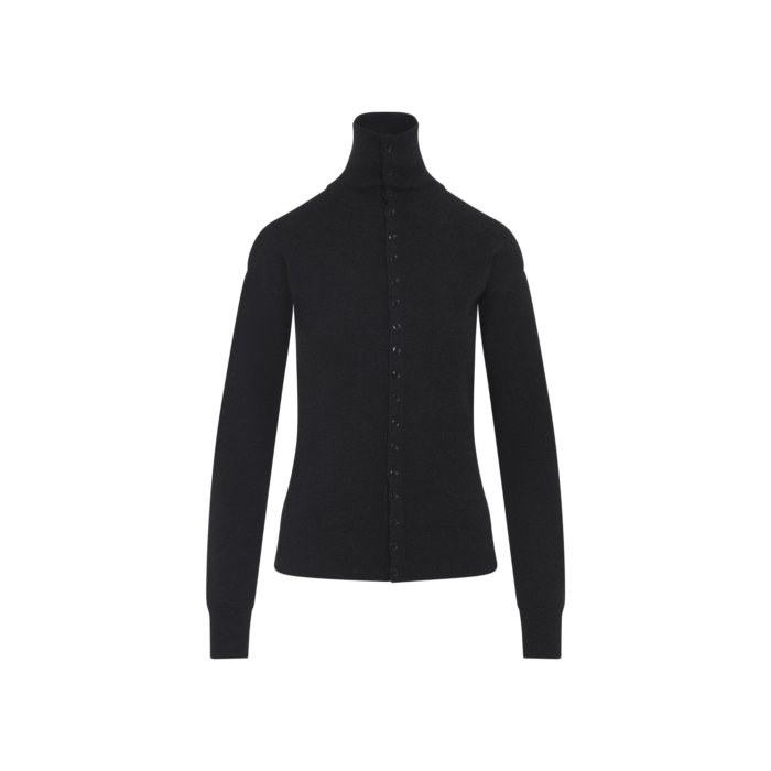 LEMAIRE ��᡼�� ��ǥ����� �˥åȡ����������������ǥ����� TO1431LK1045BK981 'Buttoned Fitted' cardigan ...