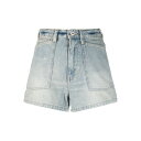 ケンゾー KENZO High-waisted denim shorts FD52DS2246B3DY Women ショートパンツ Blue 29 26 27 28 【送料無料・関税込】