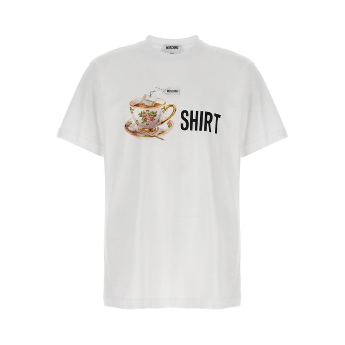 Tシャツ・カットソー Moschino SS24 T-SHIRT WITH LOGO (07120541_1001) 楽天市場】Moschino(サイズ(S/M/L)M)(Tシャツ・カットソー
