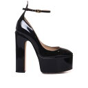 ヴァレンティノ Valentino Garavani Tan-Go Patent-Leather Platform Pump ウィメンズ シューズ パンプス・ハ...