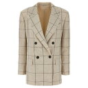 ブルネロ・クチネリ Brunello Cucinelli Embroidery blazer MM6337197C200 Women スーツ・ジャケット Bei...