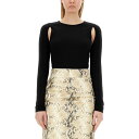 ヘルムートラング Helmut lang TOP CUT OUT O02HW703001 Women Tシャツ・カットソー BLACK L M S XS 【送料...