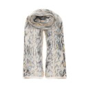 フォルテ フォルテ forte_forte Scarf with “plumes de python” jacquard motif 14167F48A5022...