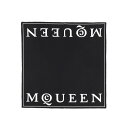 アレキサンダー・マックイーン Alexander McQUEEN Silk Scarf 8064893001Q1078 Women スカーフ・マフラー Blac...